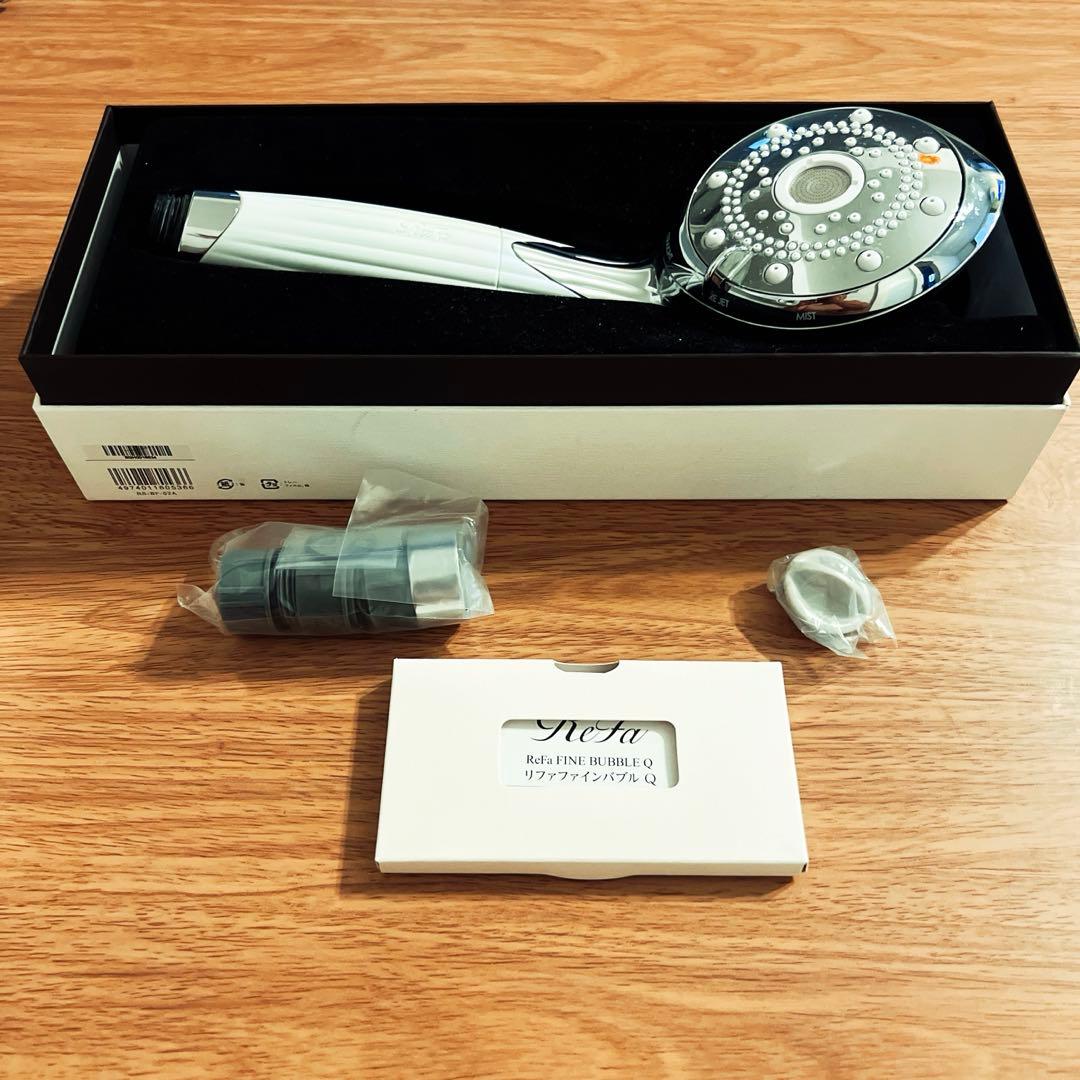 【リファファインバブルQ】ReFa シャワーヘッド 交換用部品付き