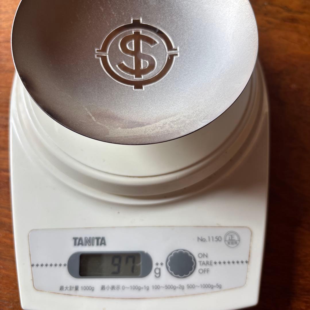 【希少、非売品】純銀杯刻印あり97g今治造船 勤続10年記念 桐箱・付属品完備