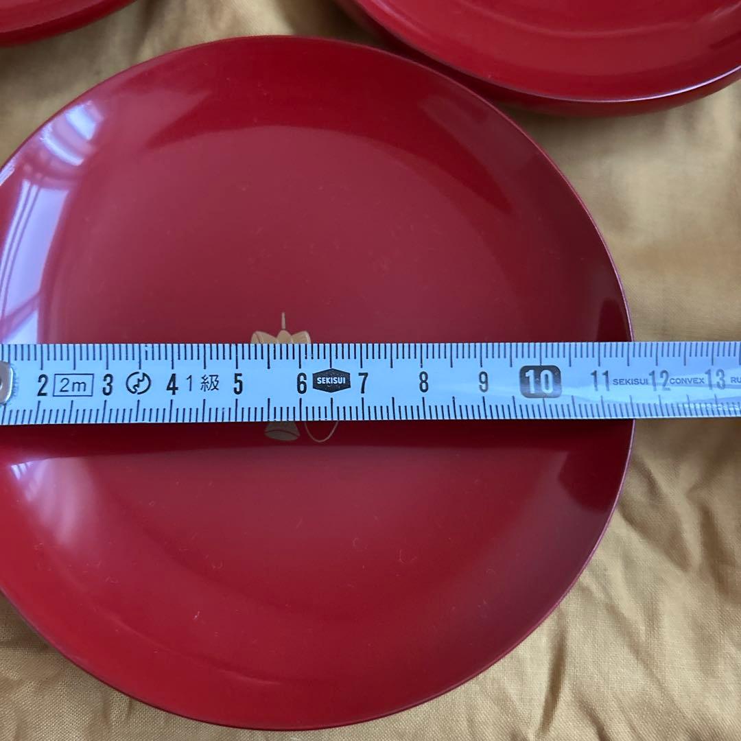 輪島塗　盃皿　5客【未使用品】