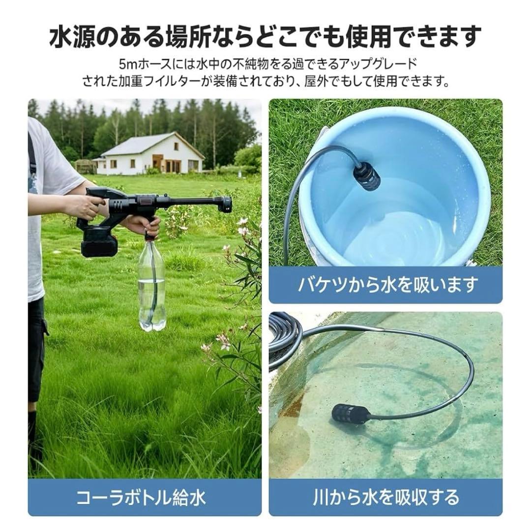 ⭐️新品未使用⭐️UPF 高圧洗浄機 8MPa 高圧洗浄機 コードレス充電式
