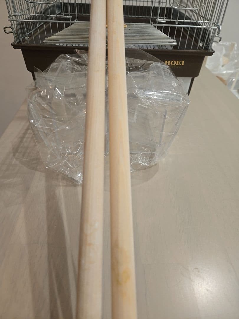 【HOEI35手乗り+とりまる】鳥かご　アクリルケージ　おやすみカバーあり