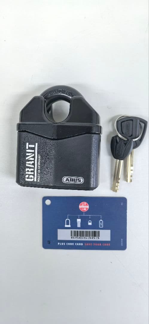 ABUS(アバス) グラニット 37RK/80 南京錠 鍵2本付属 ドイツ製
