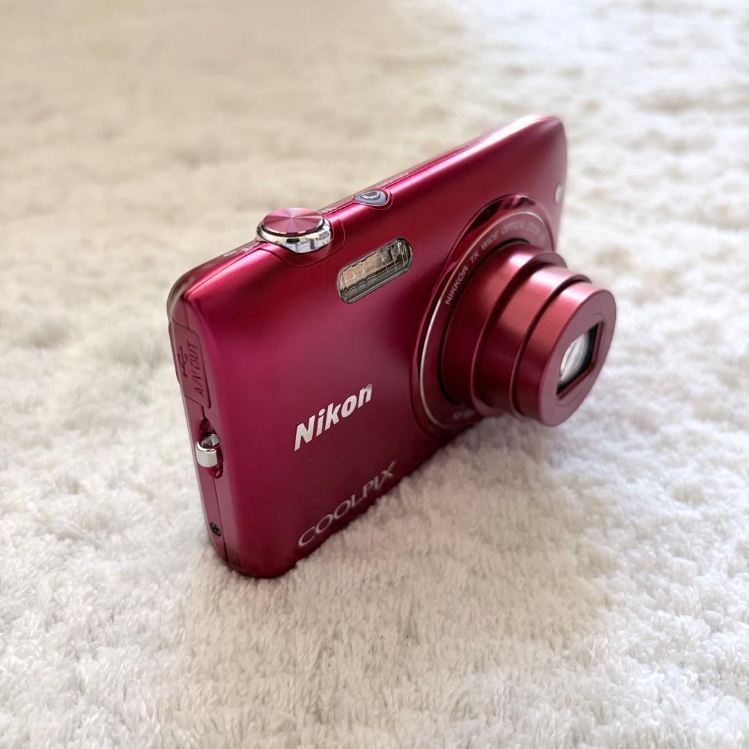 美品【動作確認済】Nikon ニコン COOLPIX S3400 レトロコンデジ