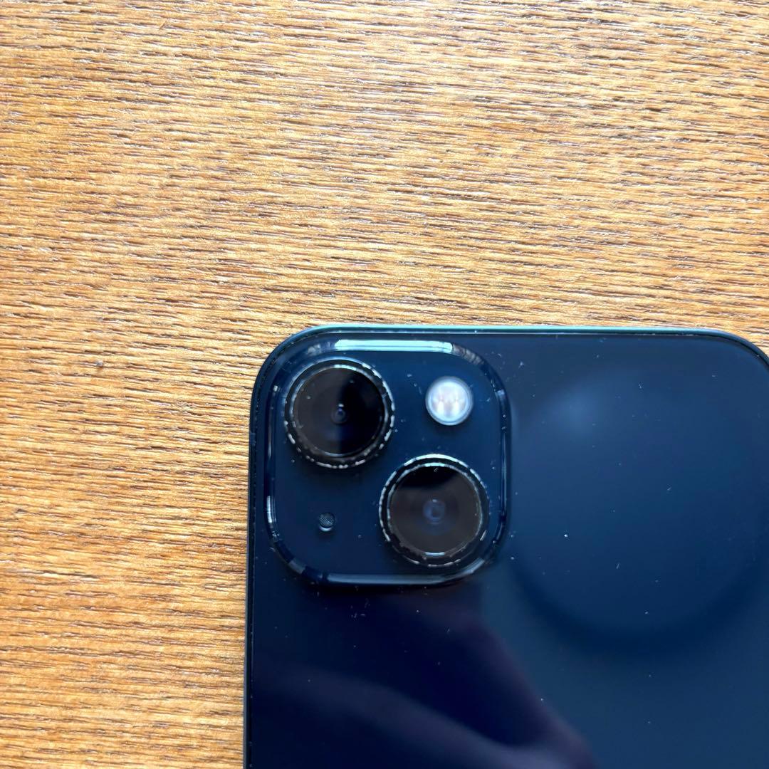 Apple iPhone 13 ミッドナイト ifaceケース付き