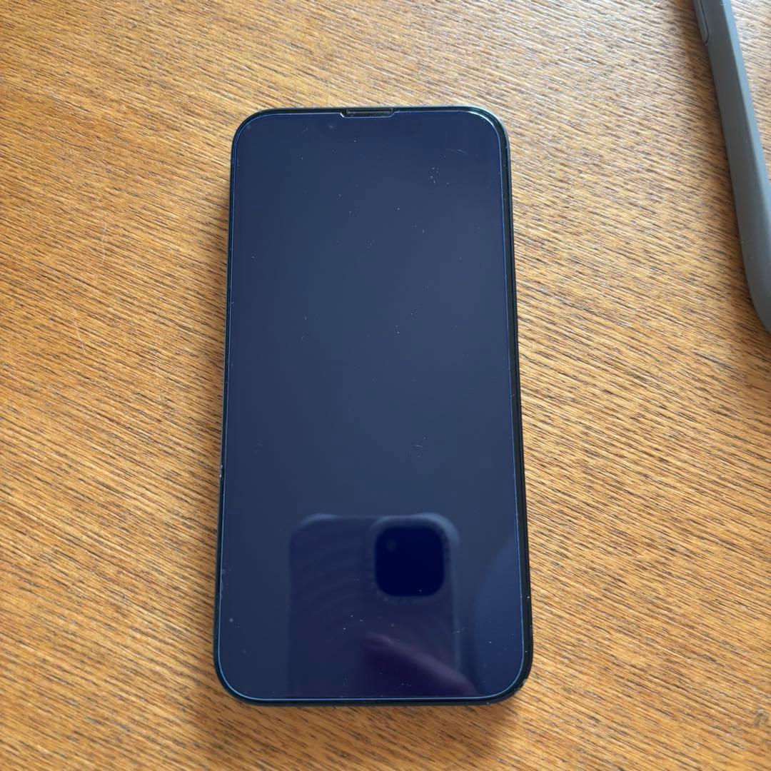 Apple iPhone 13 ミッドナイト ifaceケース付き