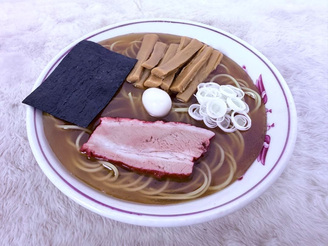 特製ラーメン 食品サンプル 直径21.5cm リアル模型 店舗ディスプレイ用