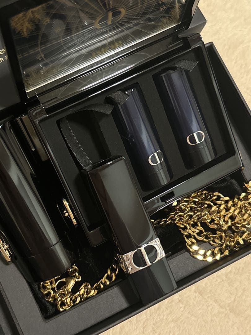 クラッチバッグ Rouge Dior Minaudiere リップ3本付