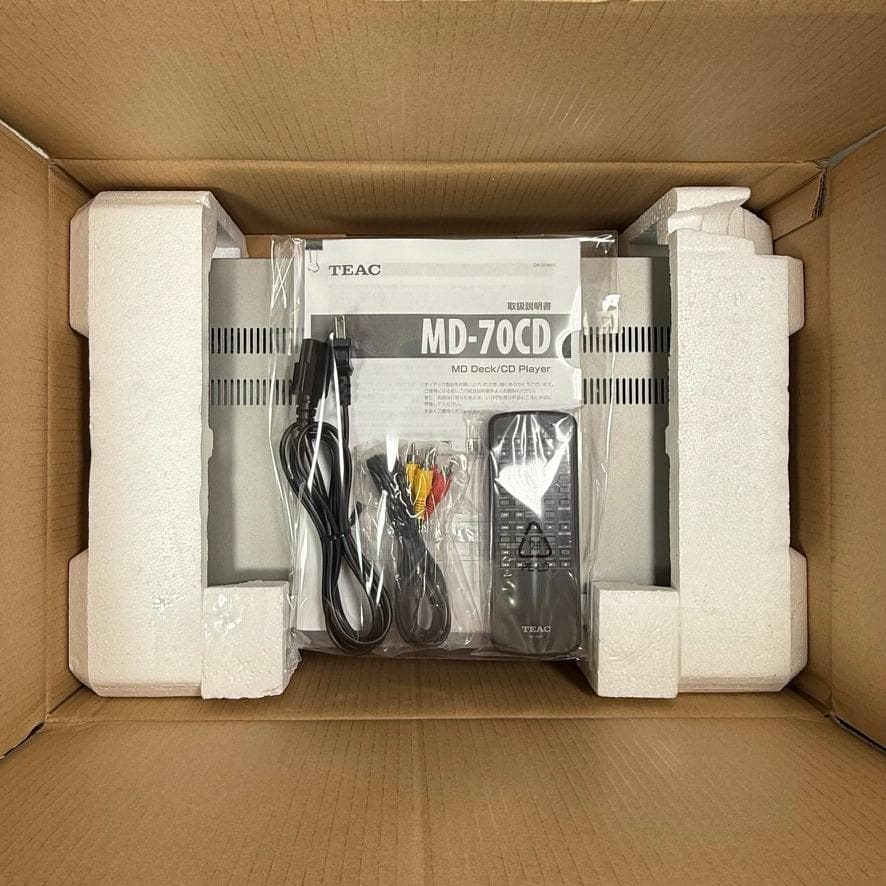 MD再生/録音履歴0時間◆TEAC CDプレーヤー/MDレコーダーMD-70CD