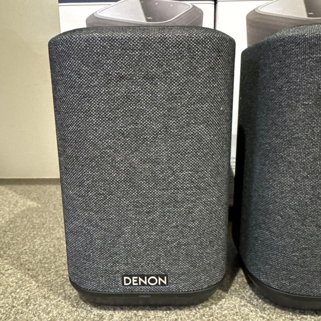 最初値下げ　早い者勝ち　スピーカー グレー DENON150 美品　2個