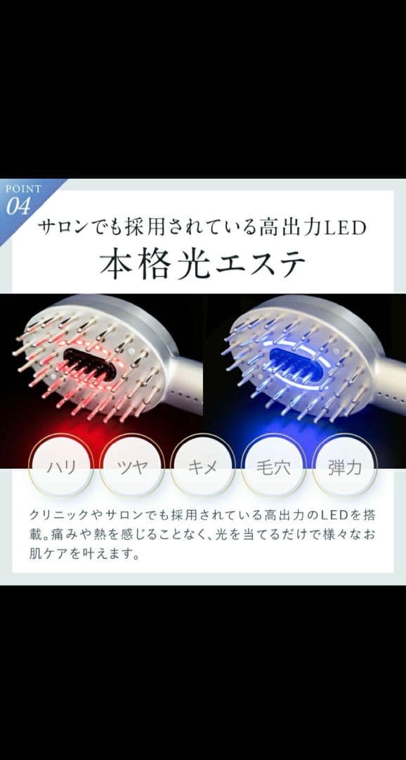 NIPLUX EMS LIFT BRUSH シルバー