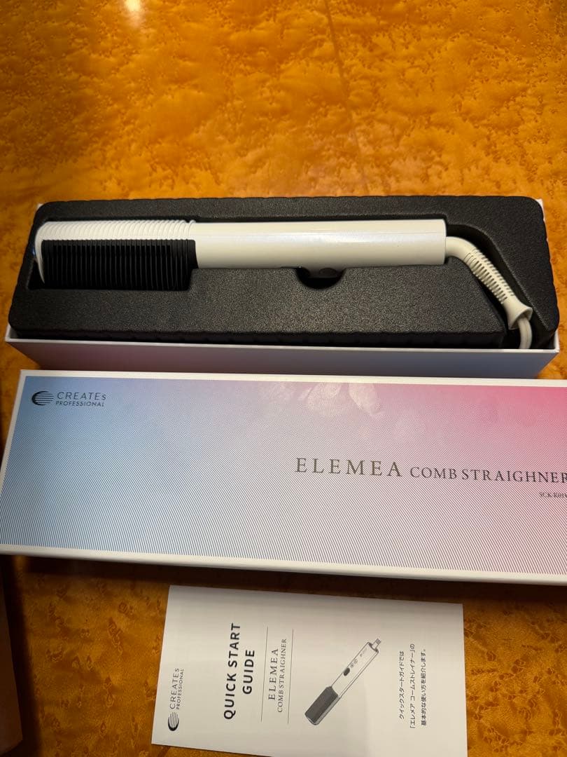 ELEMEA COMB STRAIGHTENER ホワイト