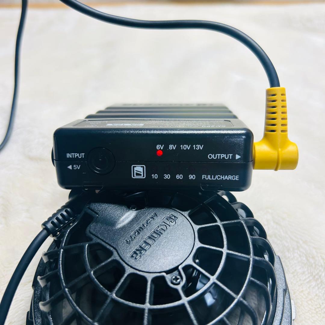 【ほぼ未使用】バートル ファン バッテリー セット 13V 充電器付き
