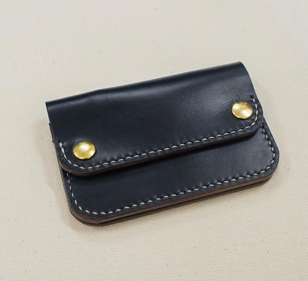 ホーウィン HORWEEN クロムエクセル　トラッカーウォレット　ハンドメイド