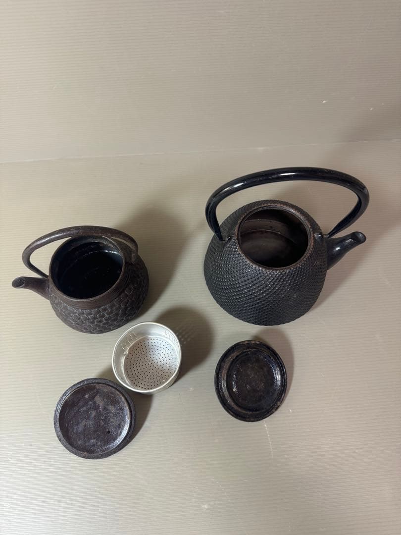 2849 南部鉄器　鉄瓶　２客