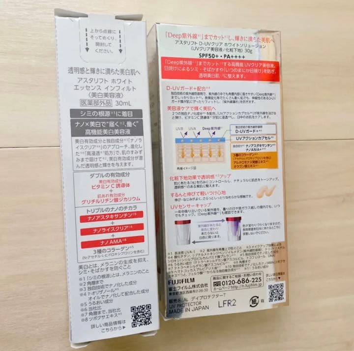 アスタリフト 美白美容液＆美白UV下地セット