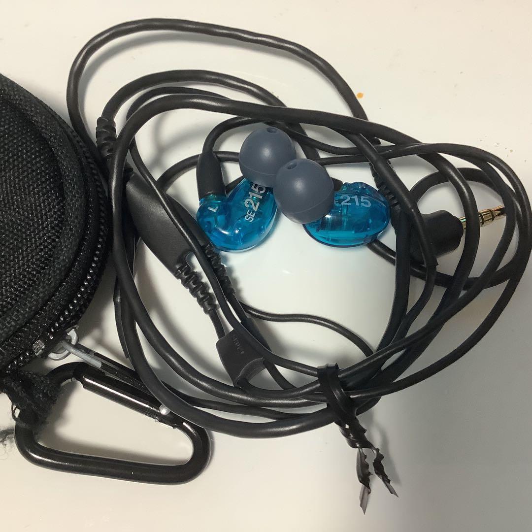 SHURE se215 有線イヤホン セット　ケース付き