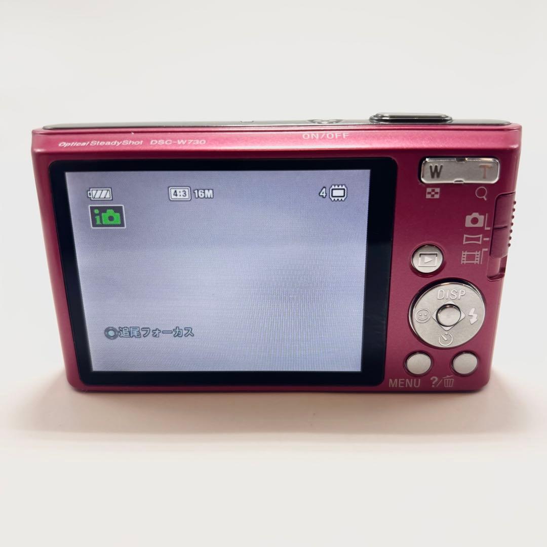 【週末値下げ】【美品】SONY Cyber-shot DSC-W730 ピンク