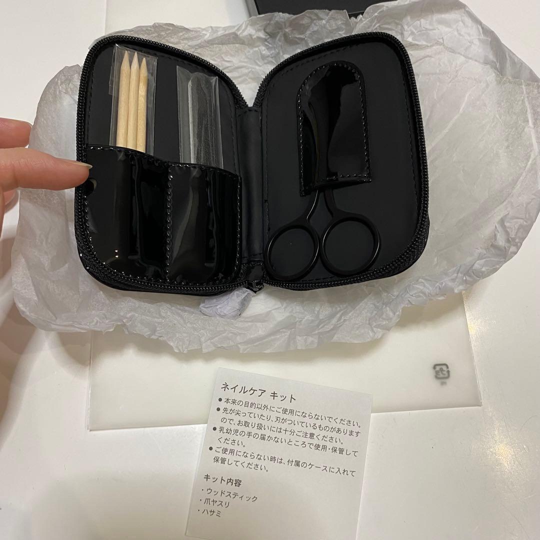 シャネル ノベルティ スタンプ 両面ミラー チャーム ネイルケアキット セット