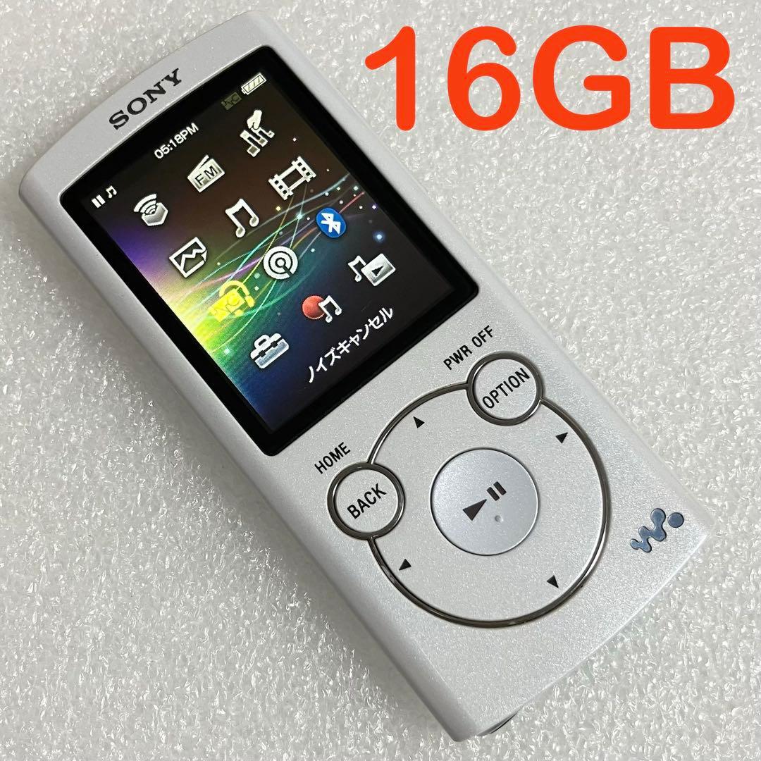 【バッテリー良好】　ソニー ウォークマン　NW-S765 16GB しろ