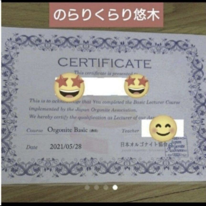 説明欄・プロフ必読　①現品のみ・隕石入波動コアオルゴナイト