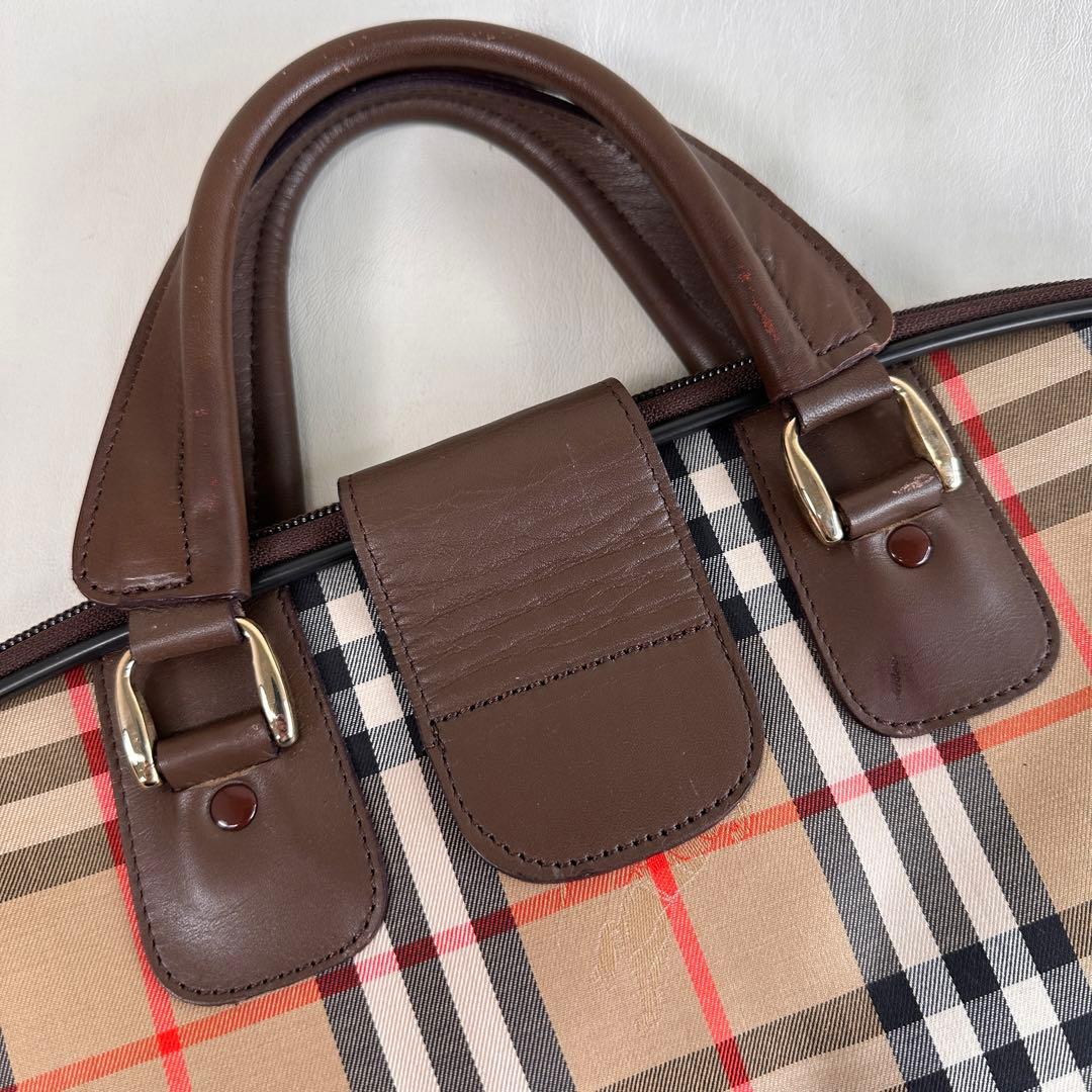 希少 Burberrys ガーメントバッグ ノバチェック 鍵付き