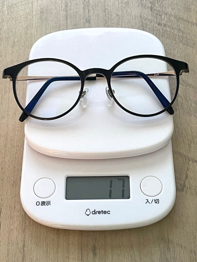 kenkenpa 　Zoff（ゾフ） ラウンド型メガネ　ケース付き