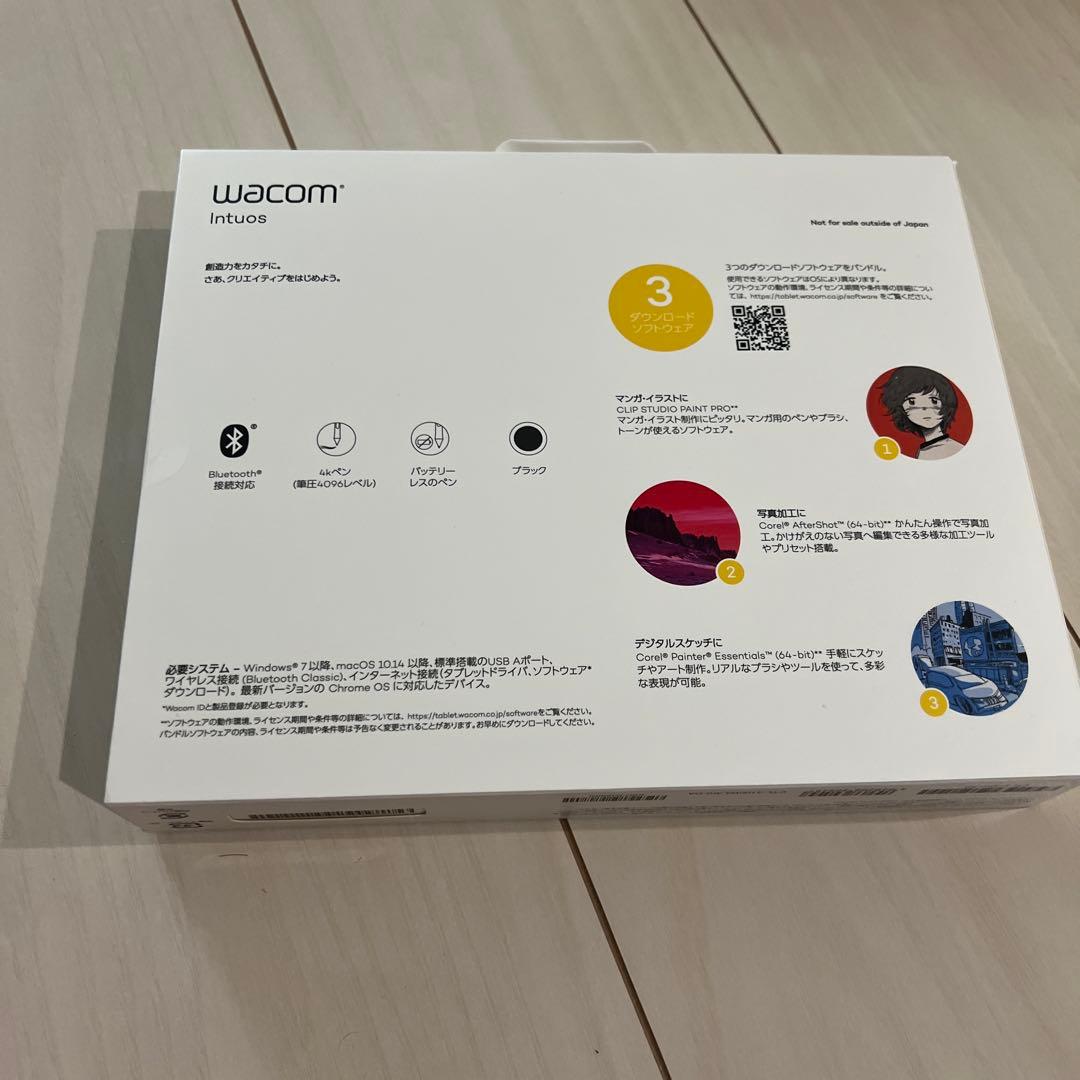 新品 ワコム Wacom Intuos Sサイズ ペンタブレット ブラック