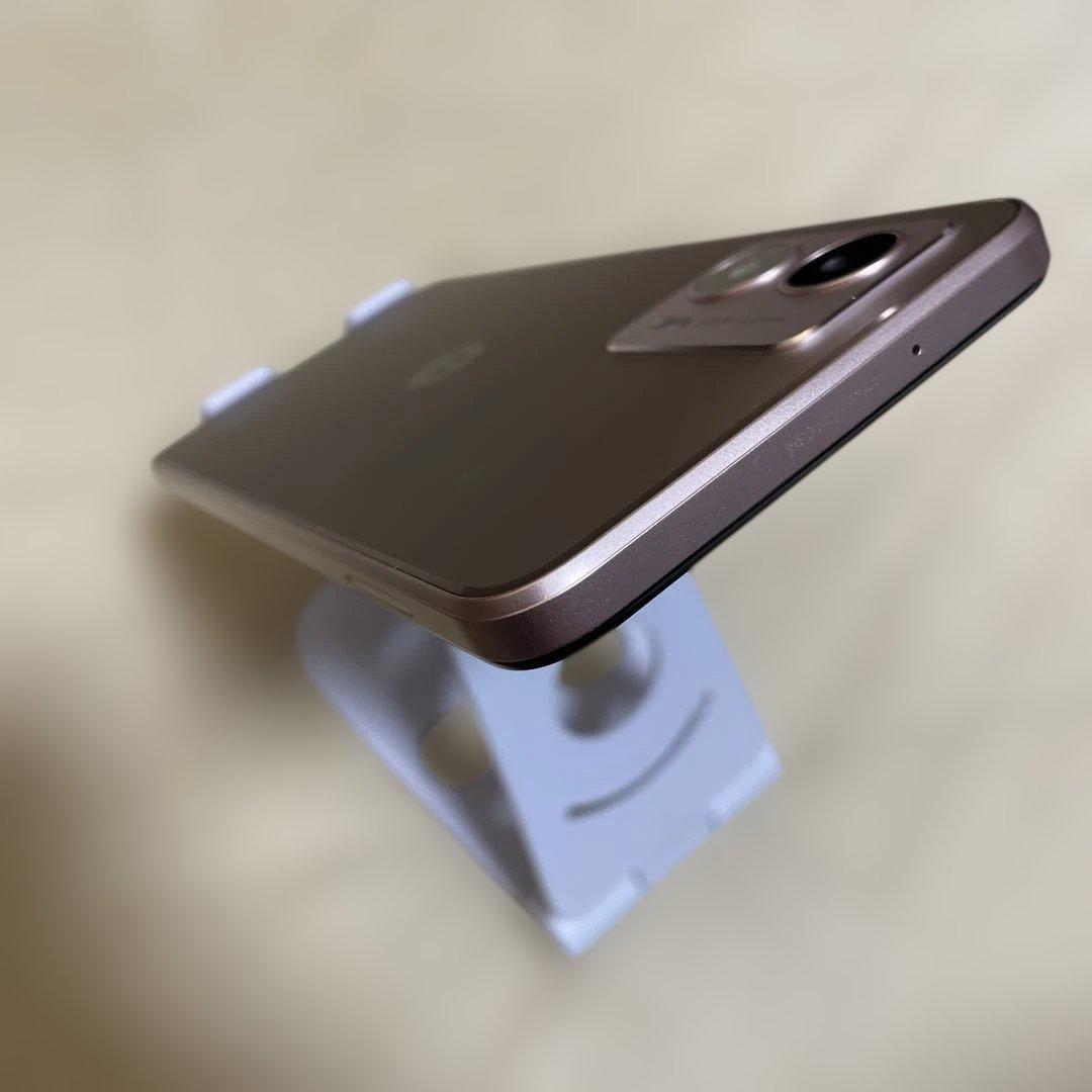 [美品] moto g53y 5G ペールピンク