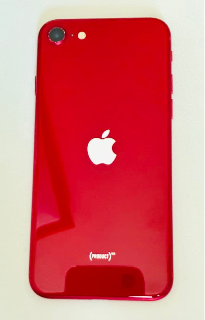 【希少】Apple版 iPhone SE 第3世代 128GB レッド 付属品付