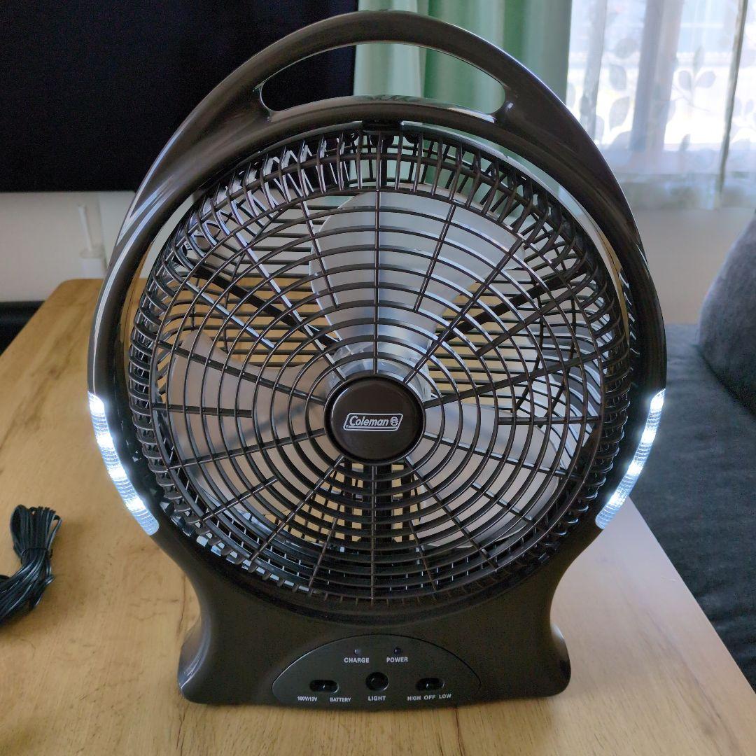 Coleman LEDライト付き扇風機