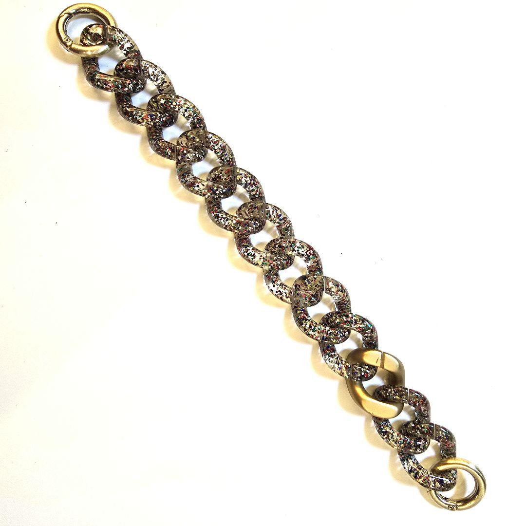 LOUVINI PARIS ハンドストラップ PETIT ZOE GLITTER