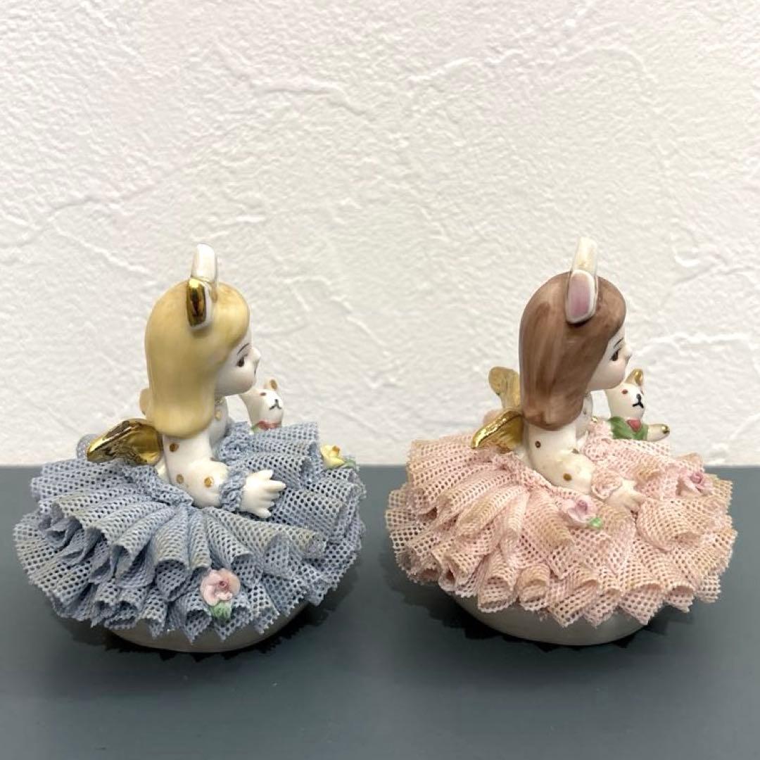 アイリッシュドレスデン　エンジェルドール　ピンク＆ブルー