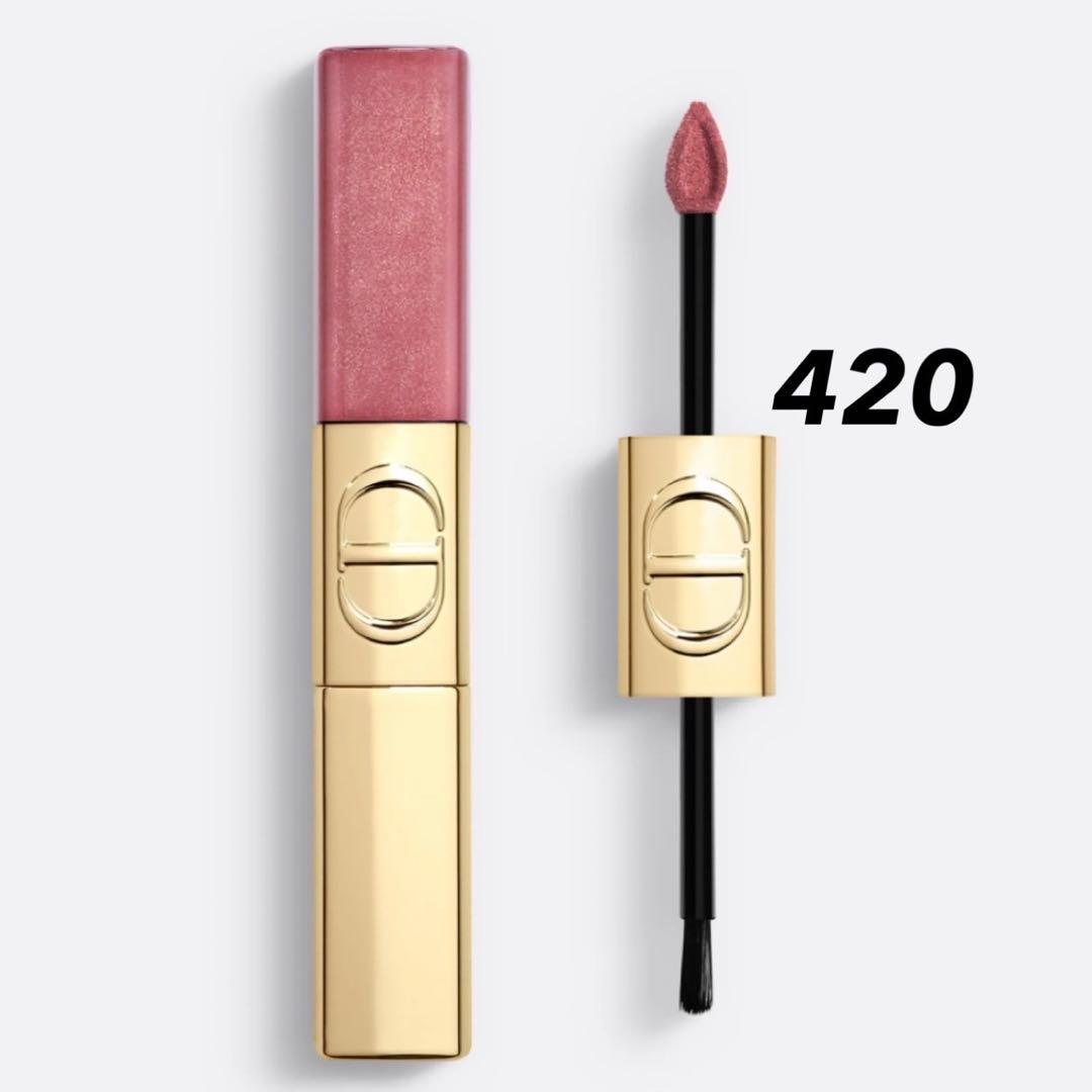 完売！dior ルージュ ディオール シークイン リキッド デュオ 420.
