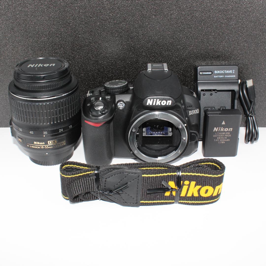 【美品・動作確認済・S数少ない5732】Nikon D3100標準レンズセット