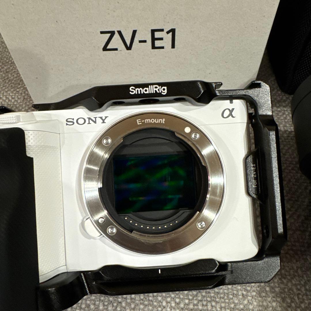 SONY ZVE-1 vlog cam ホワイト　sel50f14gm