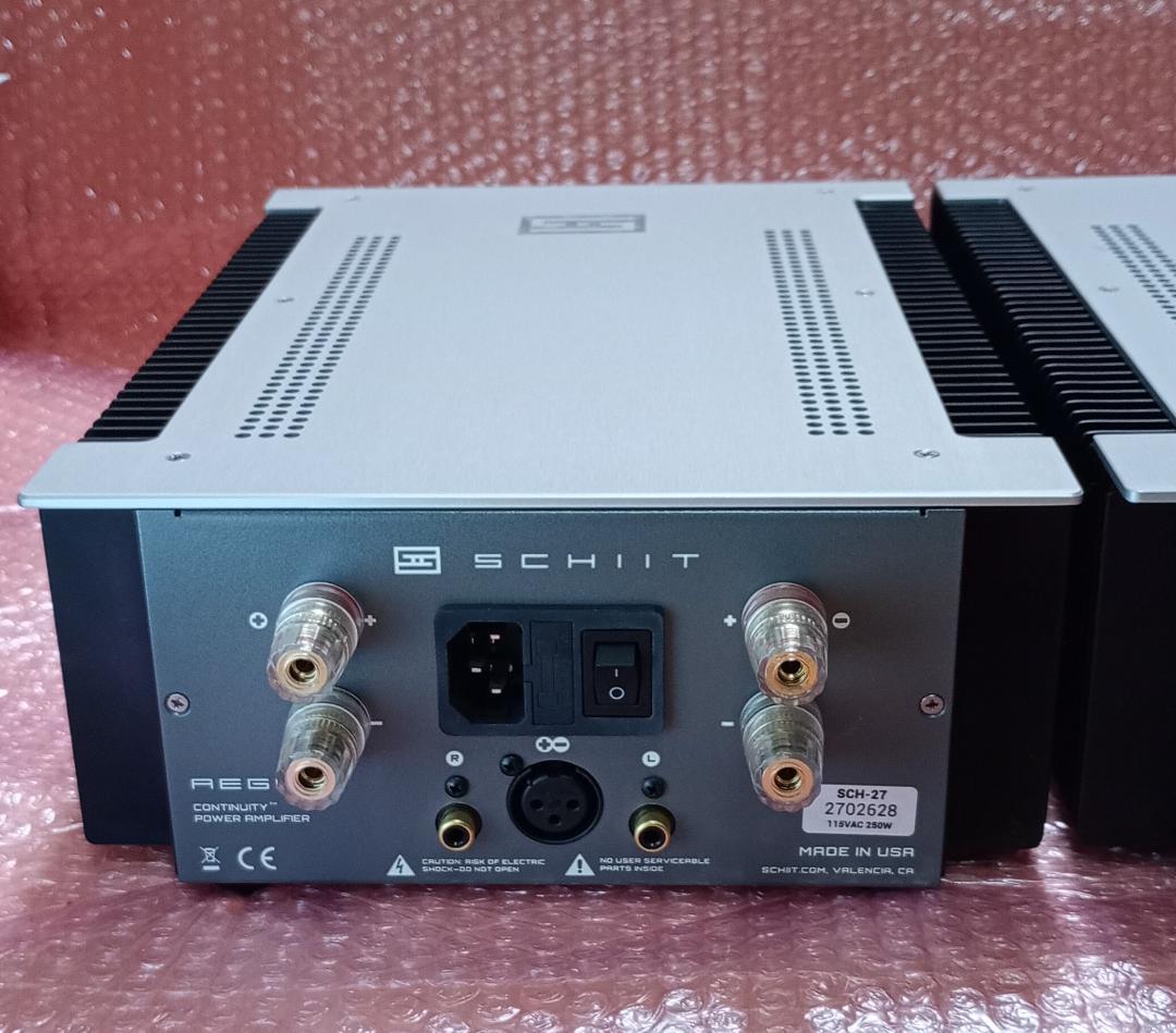 ★【美品】SCHIIT AUDIO AEGIR ステレオパワーアンプ 2台ペア