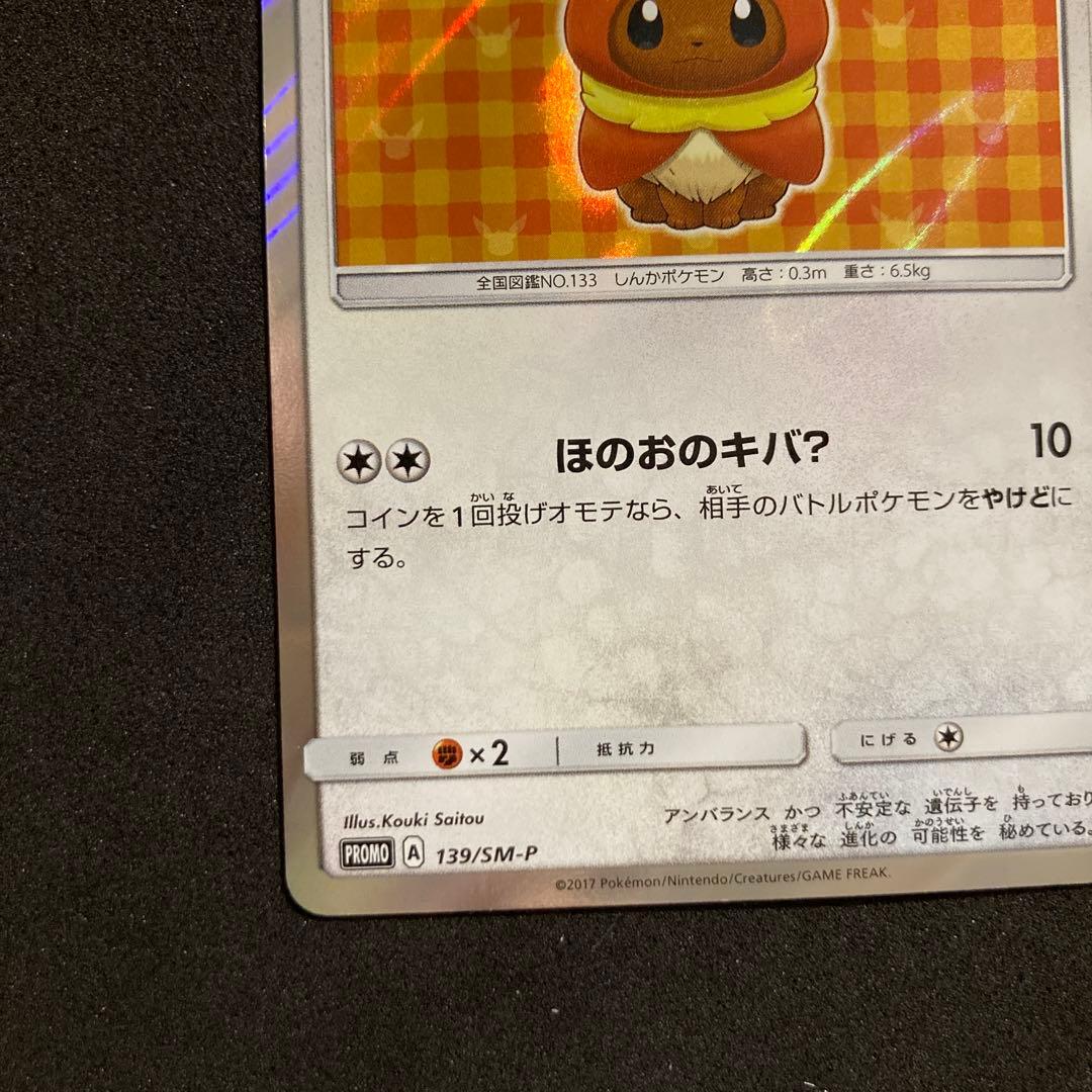 ポンチョを着たイーブイ　シャワーズ　ブースター　2枚セット　プロモカード