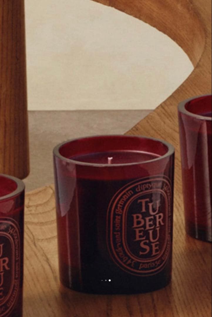 新品未開封diptyque TUBEREUSE カラーキャンドル　300g