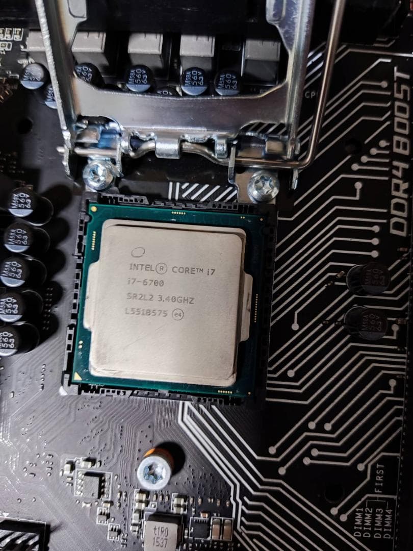 H170A ＆ i7 6700 ＆ リテールクーラー