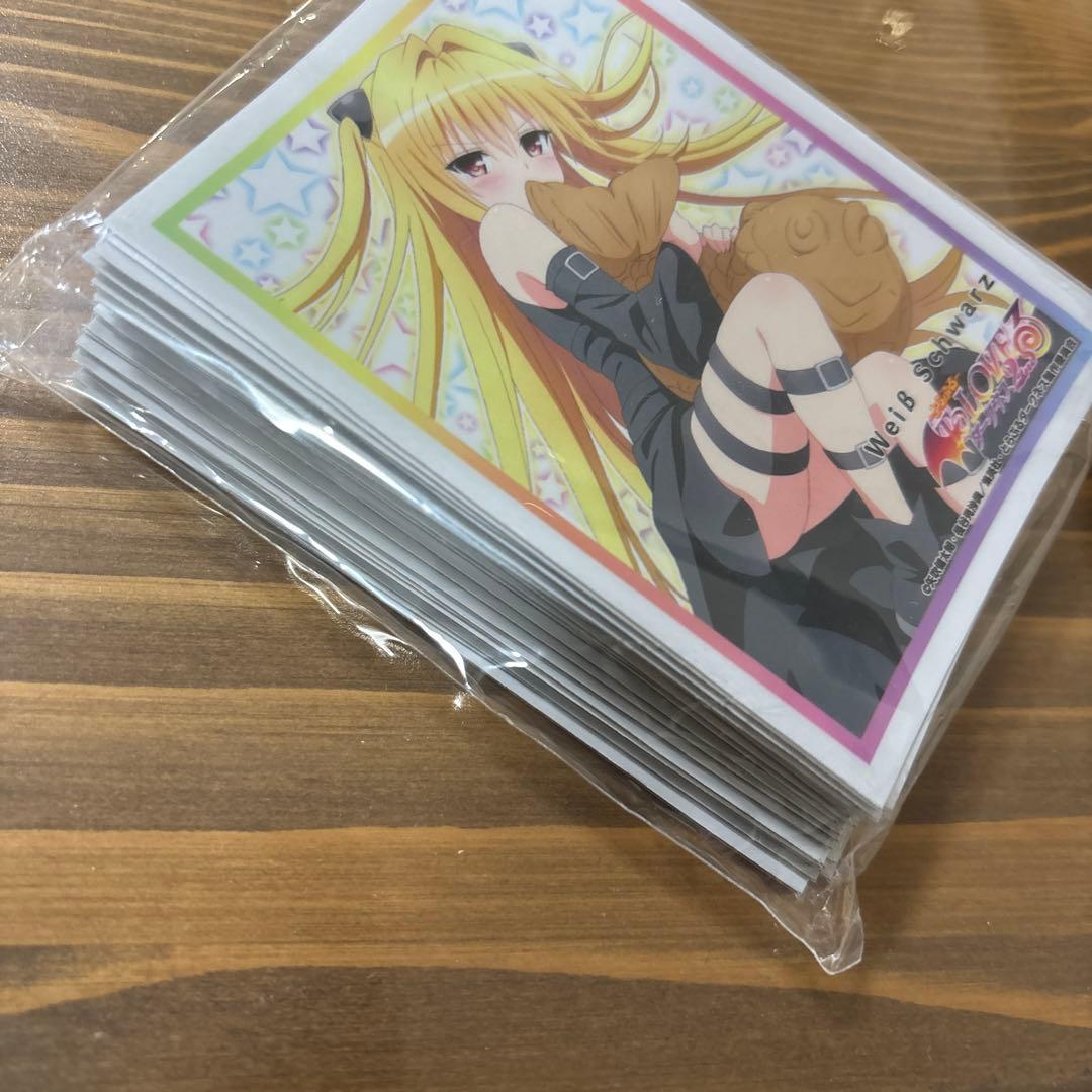未開封スリーブ1個 金銀キャンペーン ToLoveる 金色の闇