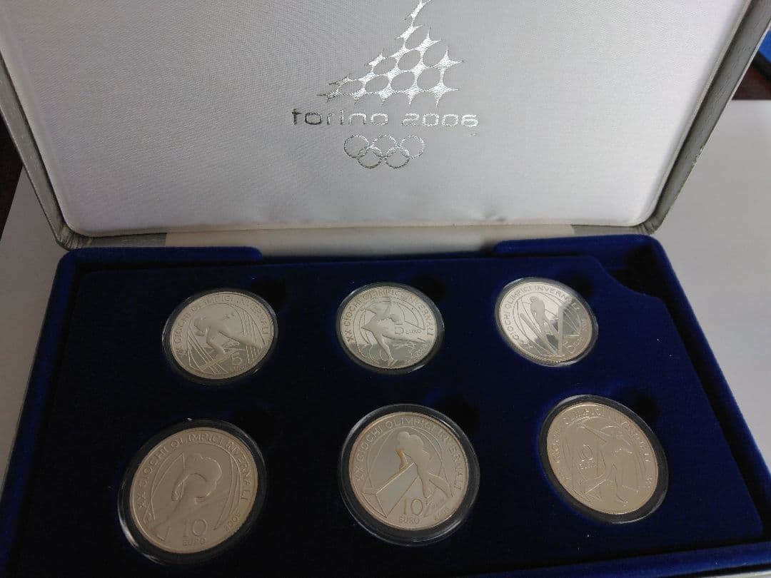 トリノオリンピック2006公式セット 銀貨　SV925　合計120g