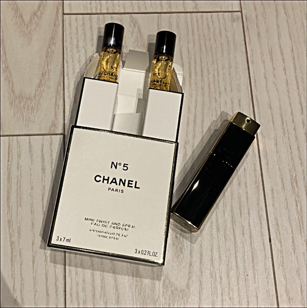 シャネル N°5 オードゥ パルファム ミニ ツィスト&スプレイ 7ml