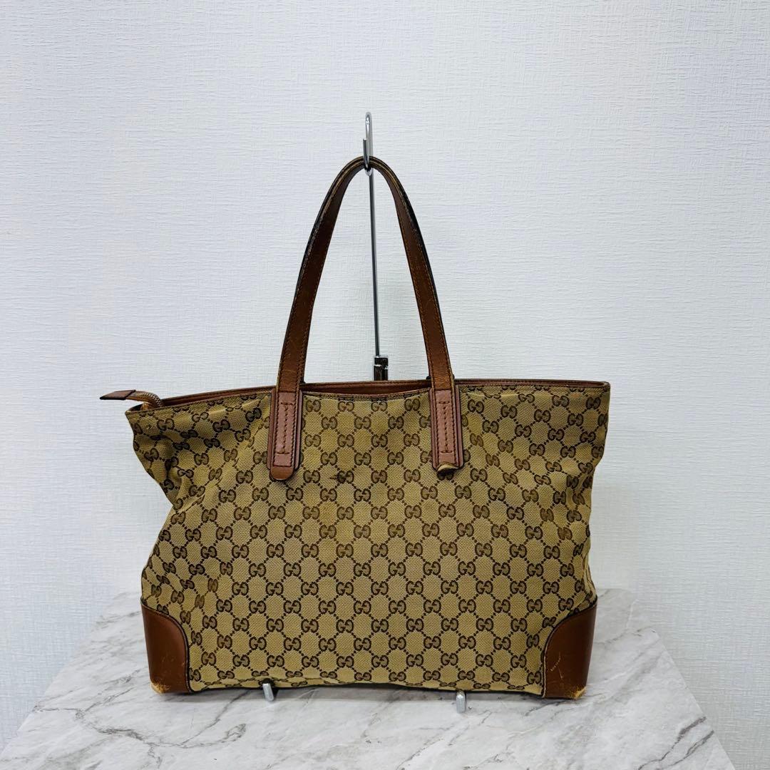 ✨GUCCI✨グッチ✨GG柄✨シェリーライン✨ベージュ✨トートバッグ✨