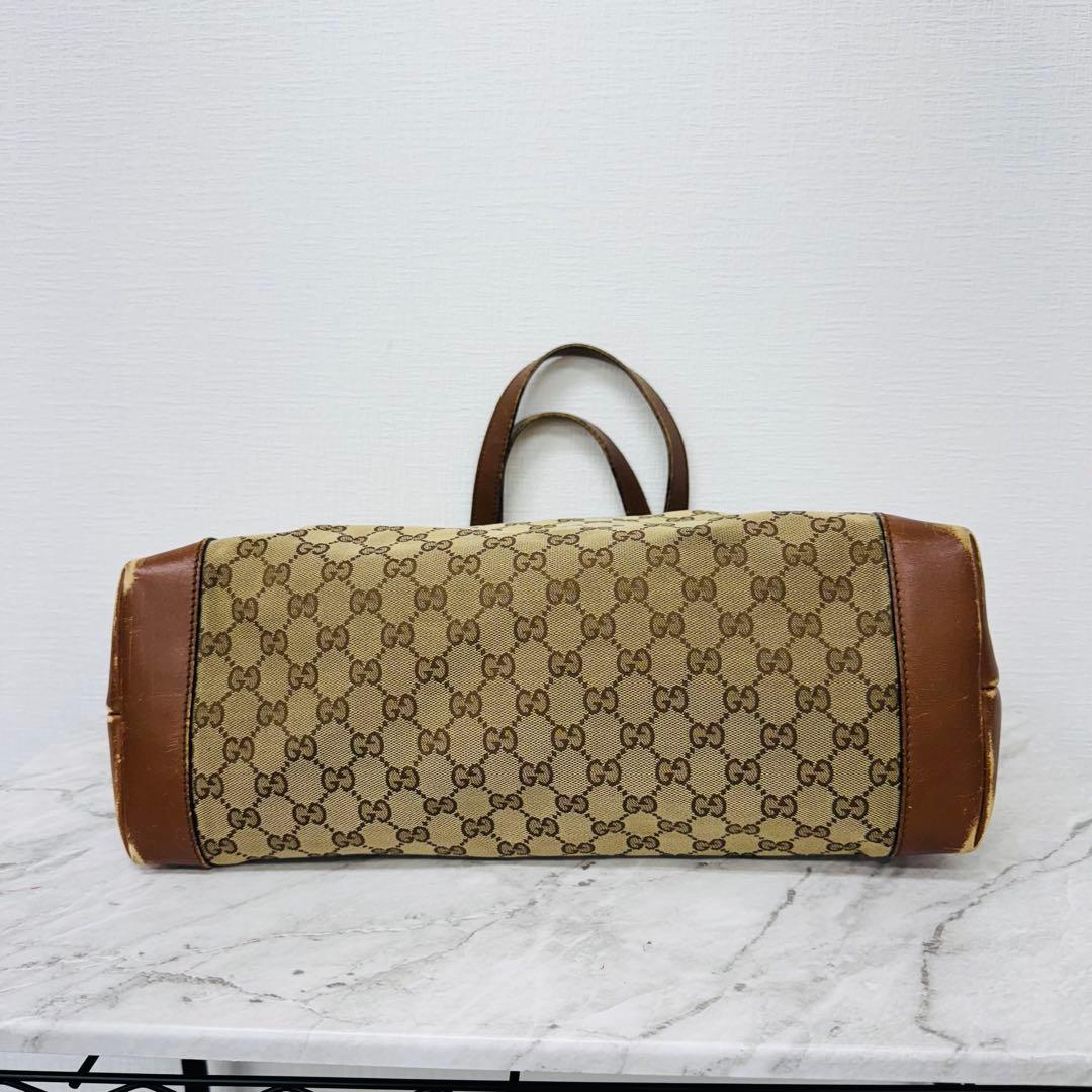 ✨GUCCI✨グッチ✨GG柄✨シェリーライン✨ベージュ✨トートバッグ✨