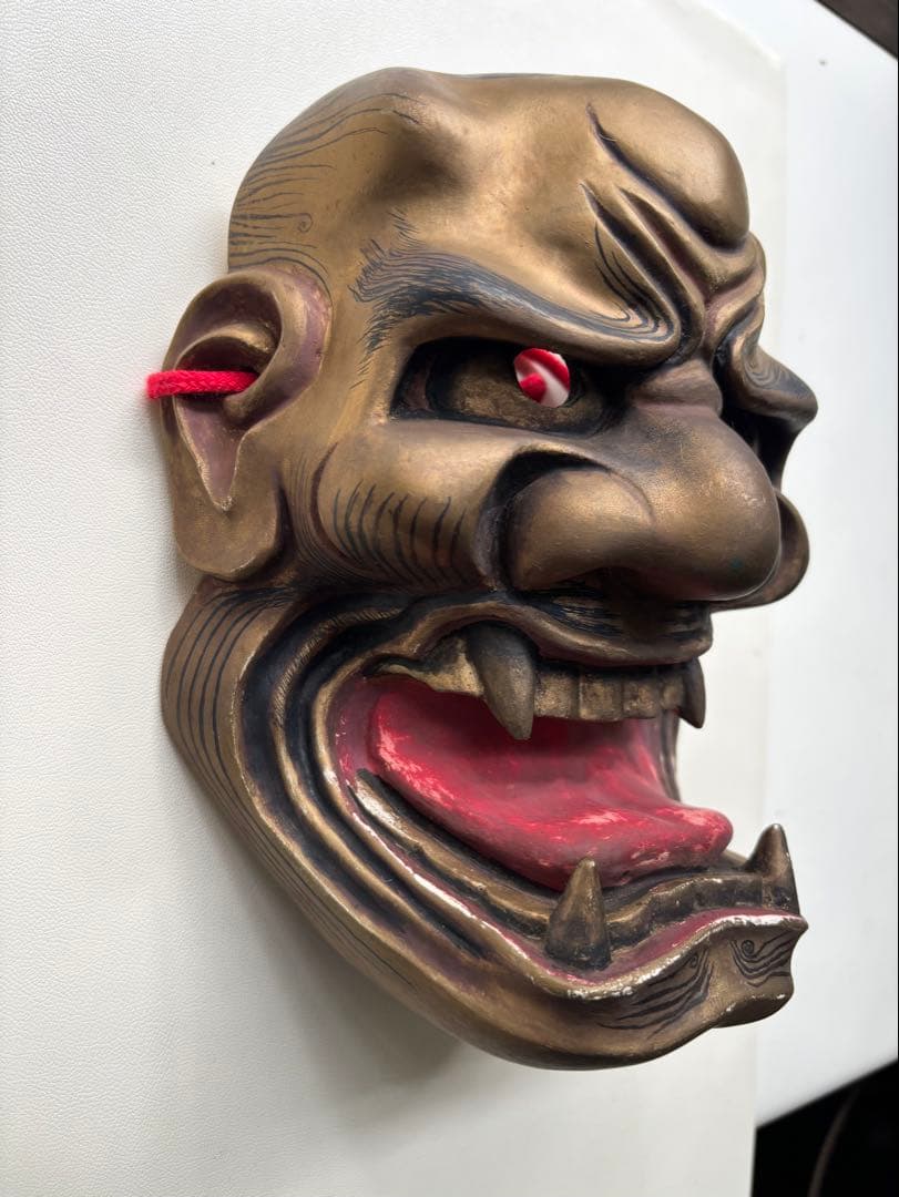 能面　神楽面　作家物　獅子