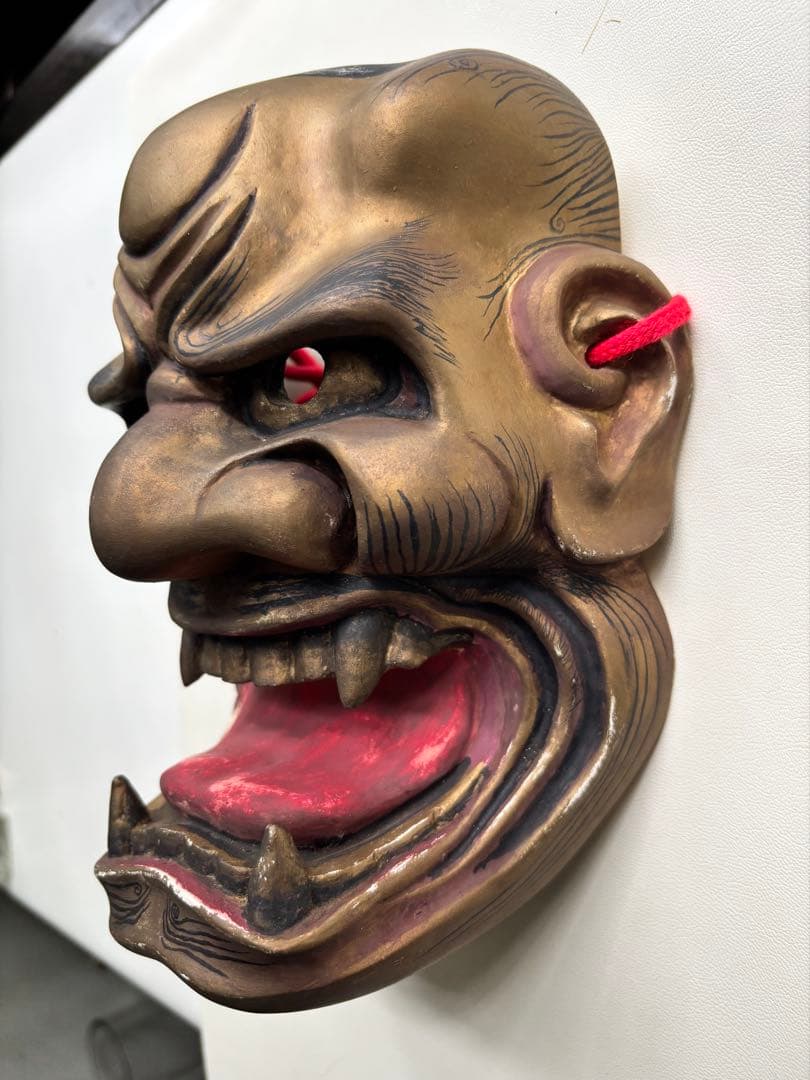 能面　神楽面　作家物　獅子