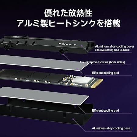 【新品未開封】Ediloca EN855 1TB ヒートシンク付きSSD
