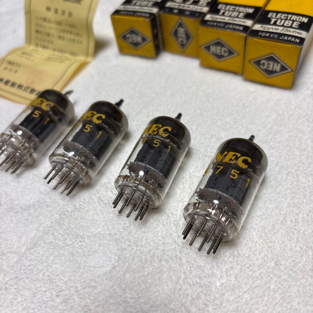 NEC5751 電子管 4本セット　互換　12AX7