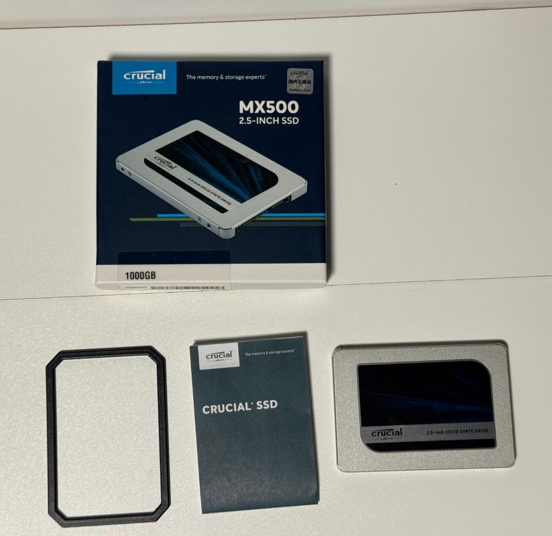 【SSD】Crucial 1TB CT1000MX500SSD1/JP