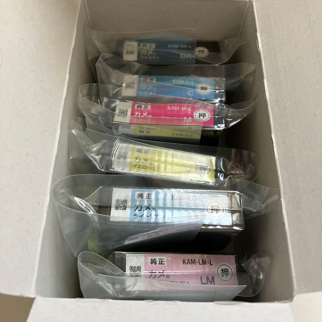 EPSON（エプソン） 純正インク　KAM-6CL-L 6色 増量タイプ カメ